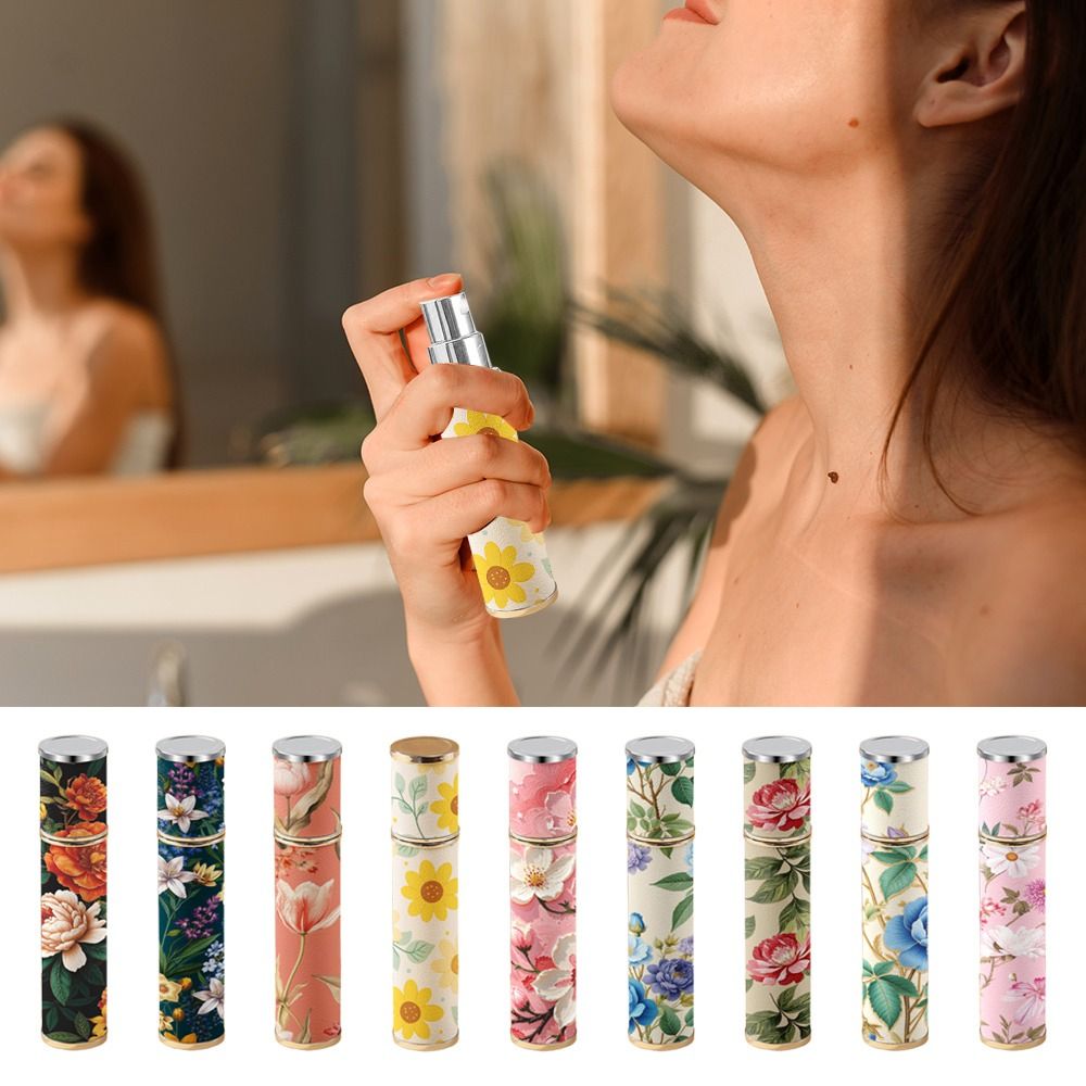 Fragrance Perfume Box - Fashion PU Leather Perfume Bottle 10ml