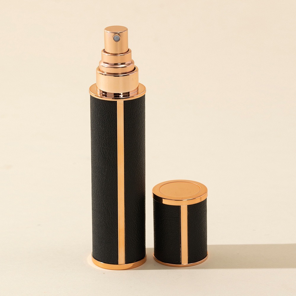 Perfume Fine Fragrance - Portable PU Leather Perfume Bottle Floral