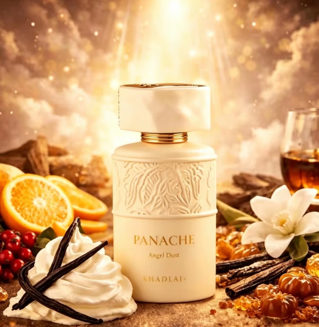 Khadlaj Panache Angel Dust Cre - Perfume Fragrance Powder review and price